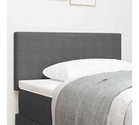 vidaXL Testata LED Design Semplice Grigia Chiara 90 cm in Tessuto VellutatoTestiera letto