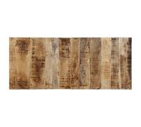 vidaXL Testiera 120 cm in Legno Massello di Mango Grezzo