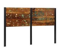 vidaXL Testiera 160 cm in Legno Massello di Recupero e Ferro, testiera Letto, Pannello testiera, testiera Doppia, Pannello testiera