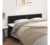 vidaXL Testiera 2 pz Nero 90x5x78/88 cm in Similpelle