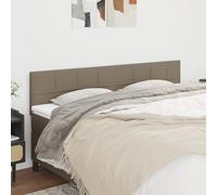 VIDAXL - Testiera 2 Pz Tortora 100x5x78/88 Cm In Tessuto - SPEDIZIONE GRATUITA
