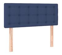 vidaXL Testiera a LED in Tessuto 90x5x78/88 cm Blu