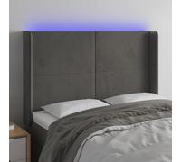 AX Testiera Letto LED Tagliabile 2 Orecchie 147x16x118/128cm Camera News 3123817