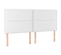 vidaXL Testiera a LED Rosa 200x5x118/128 cm in Similpelle