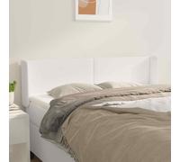 vidaXL Testiera ad Orecchio Bianca 147x16x78/88 cm in Similpelle