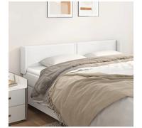 VIDAXL - Testiera Ad Orecchio Bianca 183x16x78/88 Cm In Similpelle