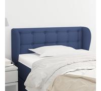 vidaXL Testiera ad Orecchio Blu 83 x 23 x 78/88cm in Tessuto