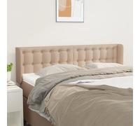 vidaXL Testiera ad Orecchio Cappuccino 147x16x78/88 cm in Similpelle