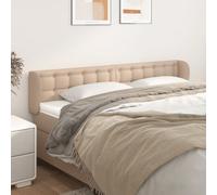 vidaXL Testiera ad Orecchio Cappuccino 163x23x78/88 cm in Similpelle