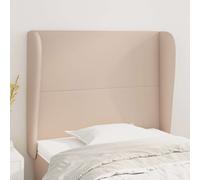 vidaXL Testiera ad Orecchio Cappuccino 83x23x118/128 cm in Similpelle