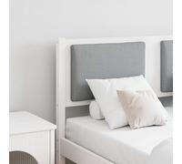 vidaXL Testiera Altro Bianco 135 cm Legno di pino massello