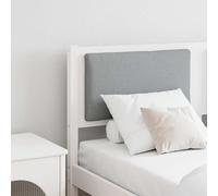 vidaXL Testiera Altro Bianco 160 cm Legno di pino massello