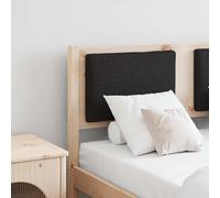 vidaXL Testiera Altro Marrone 135 cm Legno di pino massello