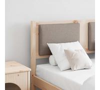 vidaXL Testiera Altro Marrone 135 cm Legno di pino massello