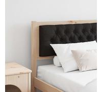 vidaXL Testiera Altro Marrone e nero 160 cm Legno di pino massello