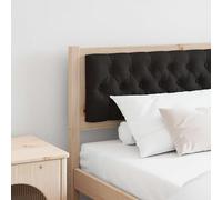 vidaXL Testiera Altro Marrone e nero 200 cm Legno di pino massello