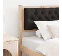 vidaXL Testiera Altro Marrone e nero 90 cm Legno di pino massello