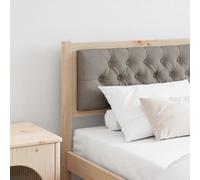 vidaXL Testiera Altro Marrone e taupe 160 cm Legno di pino massello