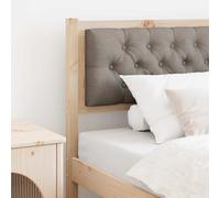 vidaXL Testiera Altro Marrone e taupe 90 cm Legno di pino massello