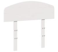 vidaXL Testiera Bianca 100 cm in Legno Massello di Pino