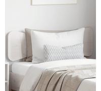 vidaXL Testiera Bianca 75 cm in Legno Massello di Pino