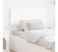 vidaXL Testiera Bianco Legno Multistrato, Testiera Moderna Rettangolare, aggiunta Resistente per Letti, Design Minimalista per Migliorare la Zona Notte