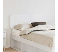 vidaXL Testiera con testiera Bianco 120 cm Legno Multistrato, Testiera Rettangolare Moderna, Design Minimalista, Supporto Letto Resistente, Accessorio Elegante per la Camera