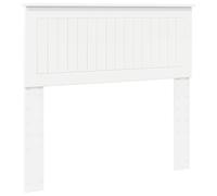 vidaXL Testiera con testiera Bianco 100 cm Legno Multistrato, Testiera per Letto, Stile Moderno, Design Rettangolare, Mobile Minimalista, Legno ingegnerizzato Resistente, Facile da assemblare