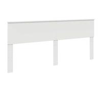 vidaXL Testiera Bianco Legno Multistrato, Testata Moderna, Stile per Camera, Design Resistente, Montaggio Facile, Forma Rettangolare, Mobile in Legno Ingegnerizzato