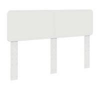 vidaXL Testiera con testiera Bianco 140 cm Legno Multistrato, Testiera Rettangolare Moderna, Design Minimalista, Supporto Letto Resistente, Accessorio Elegante per la Camera