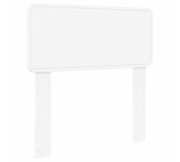 vidaXL Testiera con testiera Bianco 80 cm Legno Multistrato, Testiera Rettangolare Moderna, Design Minimalista, Supporto Letto Resistente, Accessorio Elegante per la Camera