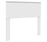 vidaXL Testiera con testiera Bianco Lucido 100 cm Legno Multistrato, Testiera per Letto, Stile Moderno, Design Rettangolare, Mobile Minimalista, Legno ingegnerizzato Resistente, Facile da assemblare