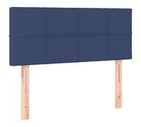 vidaXL Testiera Blu 100x5x78/88 cm in Tessuto