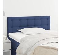 vidaXL Testiera Blu 100x5x78/88 cm in Tessuto