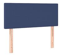 vidaXL Testiera Blu 100x5x78/88 cm in Tessuto