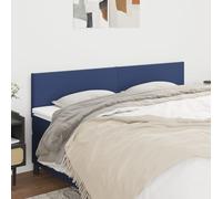 vidaXL Testiera Blu 180x5x78/88 cm in Tessuto