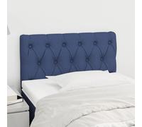 vidaXL Testiera Blu 80 x 7 x 78/88cm in Tessuto
