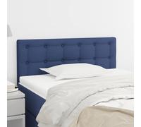 vidaXL Testiera Blu 80x5x78/88 cm in Tessuto