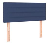 vidaXL Testiera Blu 80x5x78/88 cm in Tessuto