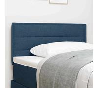 vidaXL Testiera Blu 90 cm Tessuto