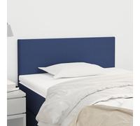 vidaXL Testiera Blu 90x5x78/88 cm in Tessuto