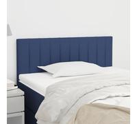 vidaXL Testiera Blu 90x5x78/88 cm in Tessuto