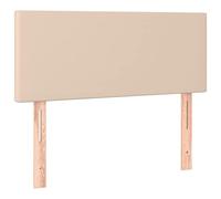 vidaXL Testiera Cappuccino 100x5x78/88 cm in Similpelle