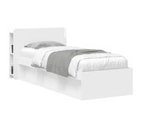vidaXL Testiera con armadio lucido in legno, mobili moderni per camera da letto, testiera a U, soluzione di archiviazione elegante, decorativa e salvaspazio
