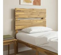 vidaXL Testiera con bordo vivo ROSTOCK Bianco 90 cm