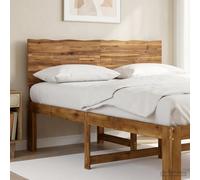 vidaXL Testiera con bordo vivo ROSTOCK Naturale 140 cm