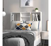 vidaXL Testiera con Contenitore Bianco 100x19x103,5 cm