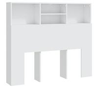 vidaXL Testiera con Contenitore Bianco 120x19x103,5 cm