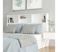 vidaXL Testiera con Contenitore Bianco 160x19x103,5 cm