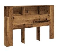 vidaXL Testiera con Contenitore Legno 160x18,5x103,5 cm in Truciolato, testiera Letto, arredo Camera da Letto, testiera libreria